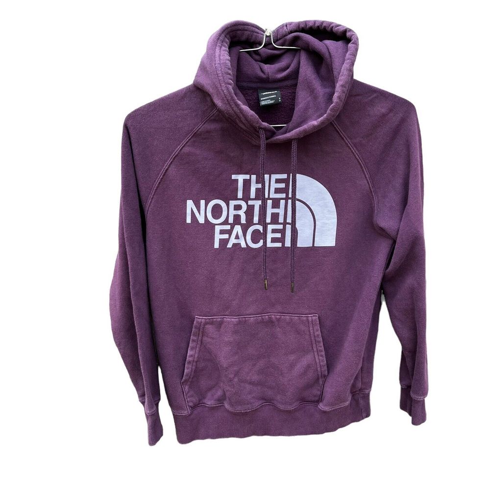 The North Face Womens Half Dome Pullover Hoodie Sz Small S Purple Blackberry